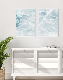 Olive et Oriel - Hamptons Pool View I Art Print