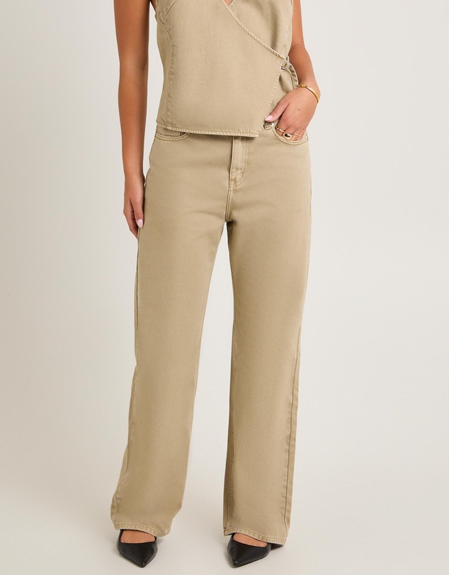 Subtitled - Alexa Mid Rise Relaxed Denim Jeans