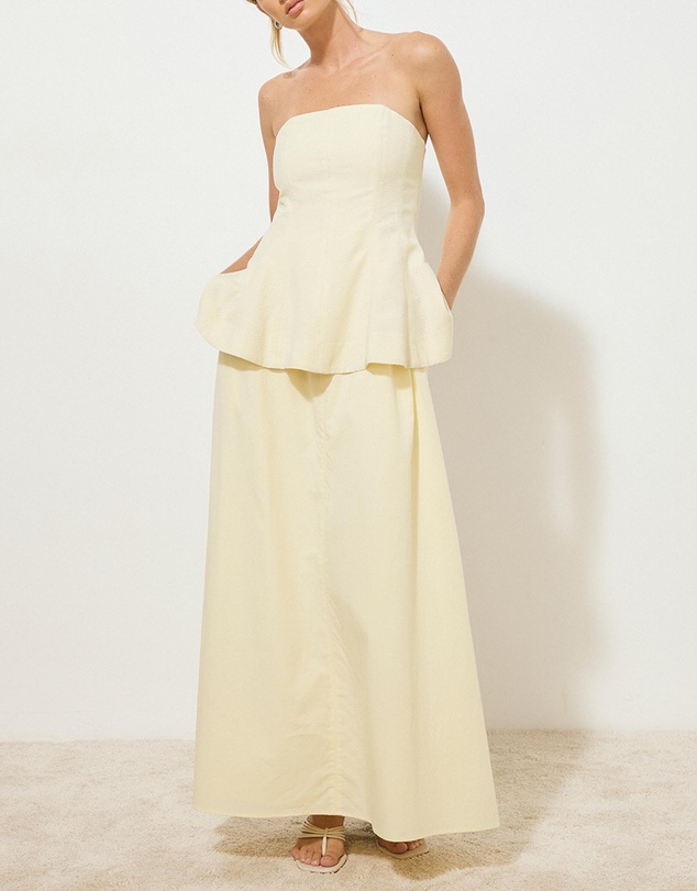 MON RENN - Solice Strapless Dress