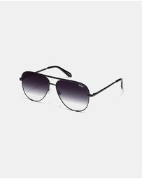 Quay Australia - High Key Black Sunglasses