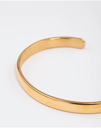 Lovisa - Waterproof Gold Plated Stainless Steel Classic Plain Wrist Cuff