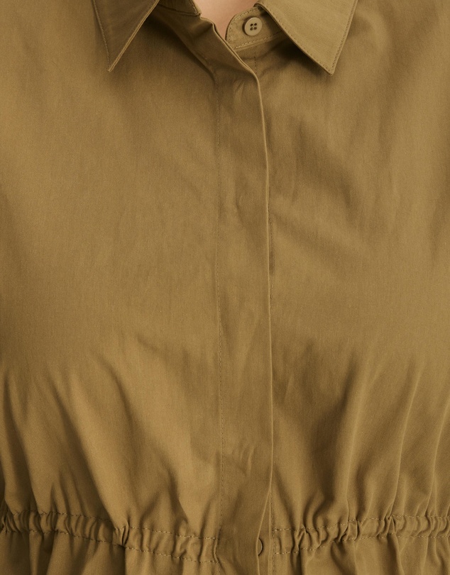 Atmos&Here Curvy - Tara Cinch Waist Midi Shirt Dress