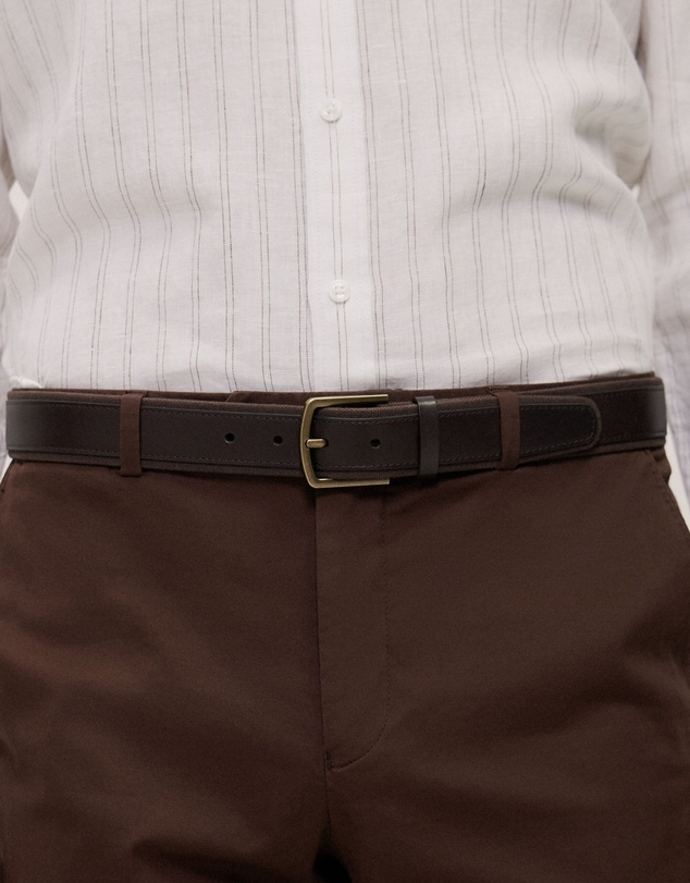 Trenery - Roan Canvas Belt in Espresso