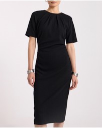 David Lawrence - Solana Textured Jersey Dress
