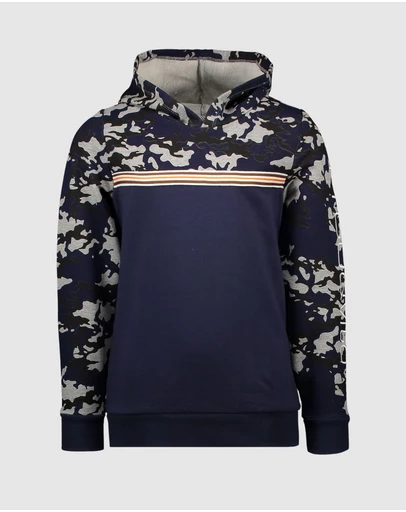 TYGO&vito - Contrast Camo Hoodie - Kids-Teens
