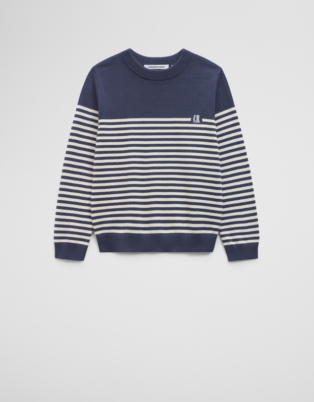 Country Road - Stripe Country Road Logo Knit