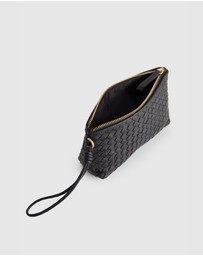 Evity - Ines Leather Weave Pouch