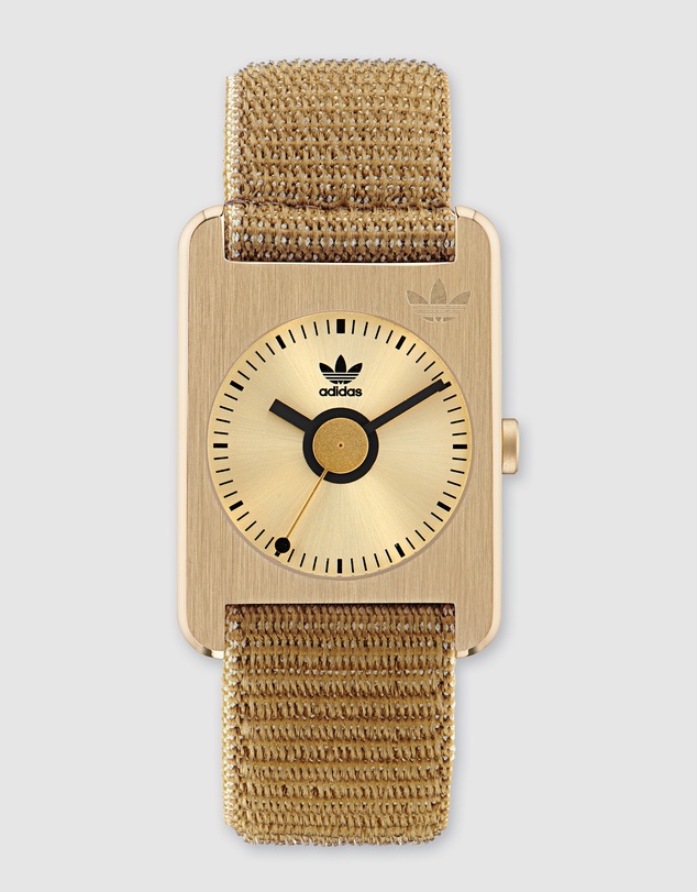 adidas Originals - Retro Pop One Gold-Tone Watch