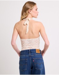 Alice In The Eve - Kye Lace Halter Top