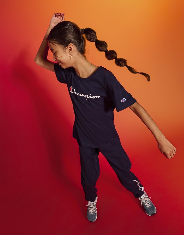 Champion - Script Short Sleeve Tee - Kids-Teens
