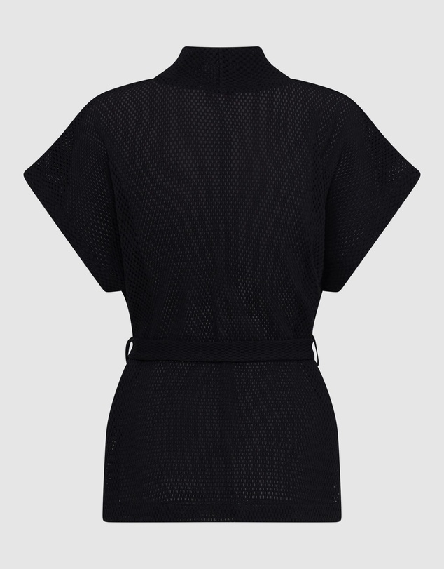 Arms Of Eve - Sardinia Wrap Top - Liquorice
