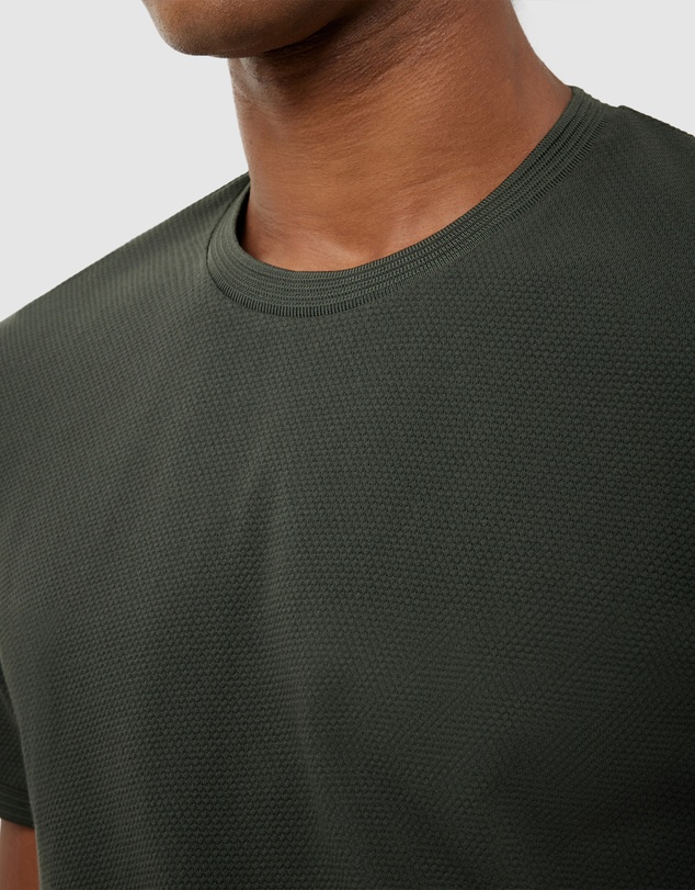 Politix - Slim Fit Jacquard Texture Tee