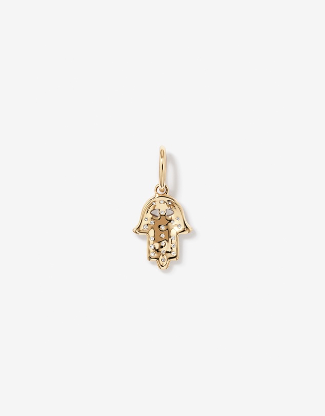 Michael Hill - Diamond Hamsa Hand Pendant in 10kt Yellow Gold