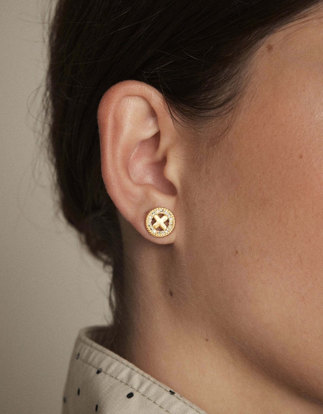 MIMCO - Amulet Stud Earrings - Gold