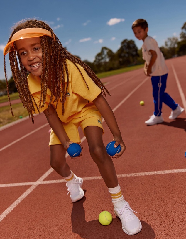 Goldie + Ace - Go For Gold Terry Towelling Polo Shirt - Babies-Kids