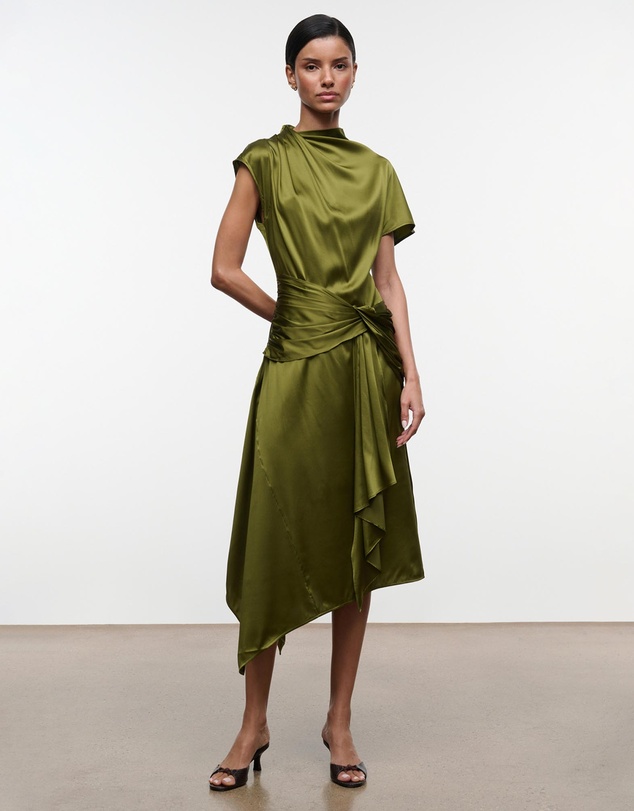 Staud - Davina Silk Dress