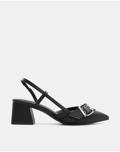 Call It Spring - Rumour Slingback Buckle Block Heels