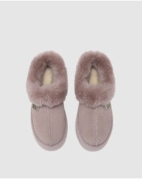 EVERAU - EverAU Ugg Gabri Cow Suede Upper House Shoes