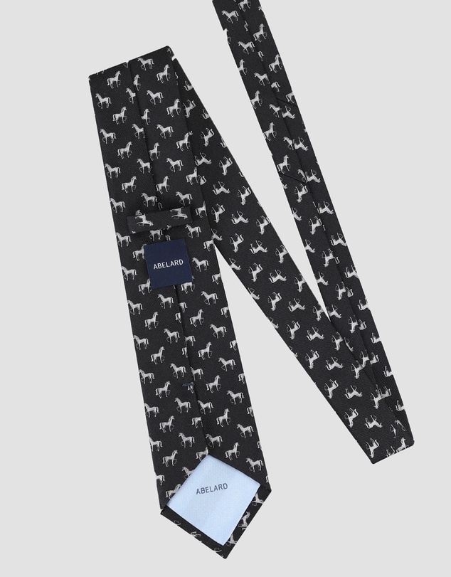 Abelard - Formal Horses Jacquard Tie