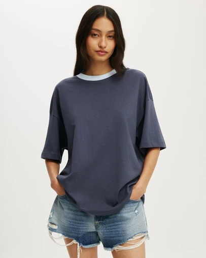 Cotton On - Boxy Short Sleeve Tee