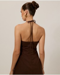 Tussah - Zella Linen Blend Midi Dress