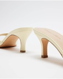 Atmos&Here - Rosie Peep Toe Leather Heels
