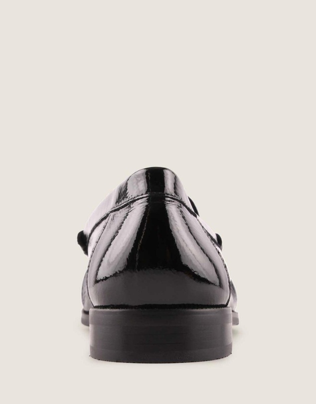 Shelly Shen - Loudi Loafers Black Crinkle Patent