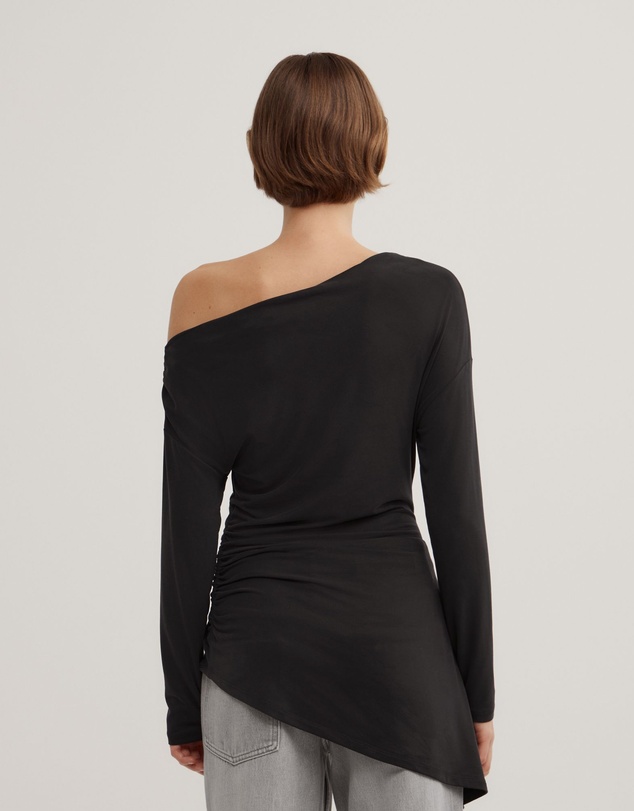 Witchery - Asymmetric Tunic Long Sleeve Top