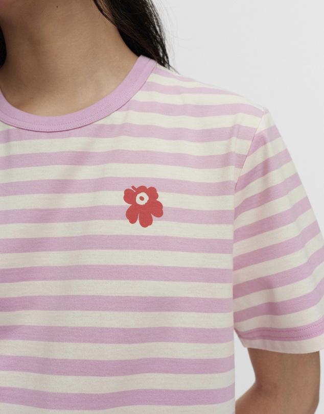 Marimekko - Tasaraita Unikko Kioski t-shirt