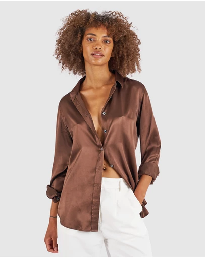CAMIXA - Satin Silk Shirt
