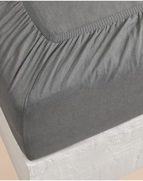 Sheet Society - Eve Linen Cot Fitted Sheet