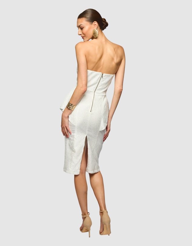 Romance by Honey and Beau - Verona Strapless Midi Dress