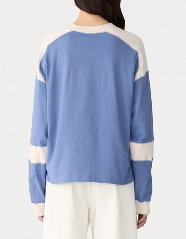 Bassike - LS Slouch Panelled T-Shirt
