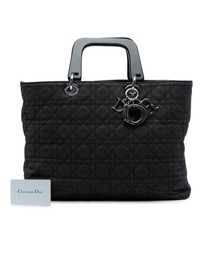 Pre-Loved by Azura Reborn - Pre-Loved Extra Large Denim Cannage Lady Dior