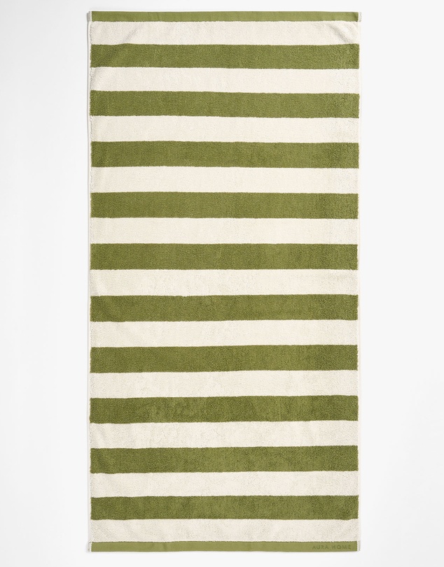 Aura Home - Riviera Stripe Bath Towel