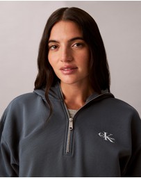 Calvin Klein Jeans - Monologo Terry Cropped Hoodie