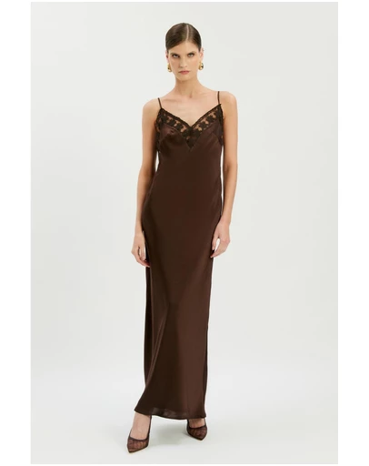 Bardot - Bonita Lace Trim Maxi Dress