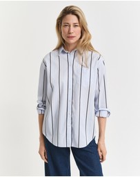 Gant - Relaxed Fit Classic Striped Poplin Shirt