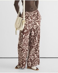 Zerafima - The Oasis Linen Wide Leg Pant