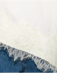 Dazie - Camille Lace Top