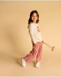 Fox & Finch - Wild Garden Boucle Organic LS Tee - Babies