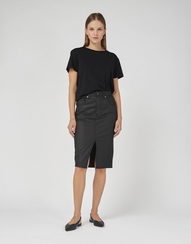 DRICOPER DENIM - Coated Revival Skirt