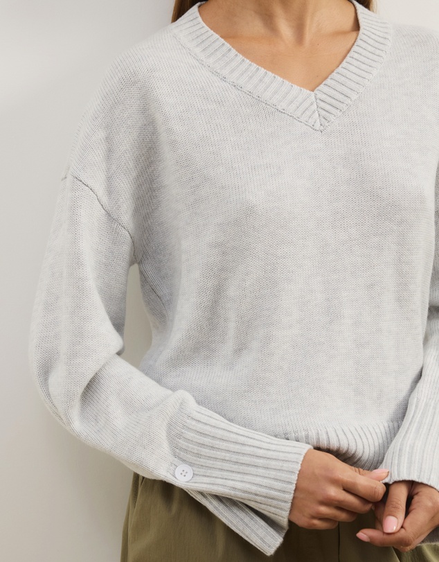 Atmos&Here - April Classic V-Neck Knit Jumper