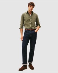 Tommy Hilfiger - Regular Fit Flag Embroidery Corduroy Shirt