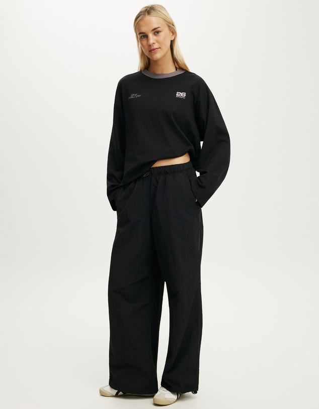 Cotton On Body Active - Long Sleeve Boxy Graphic Crew Sweat