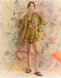 KINGA CSILLA - Hulia Check Fae Frill Skort