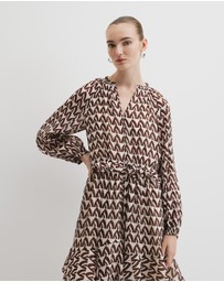 Country Road - Print Drop Waist Mini