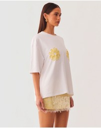 SNDYS - MAI TAI CORD FLORAL TEE - ICONIC EXCLUSIVE