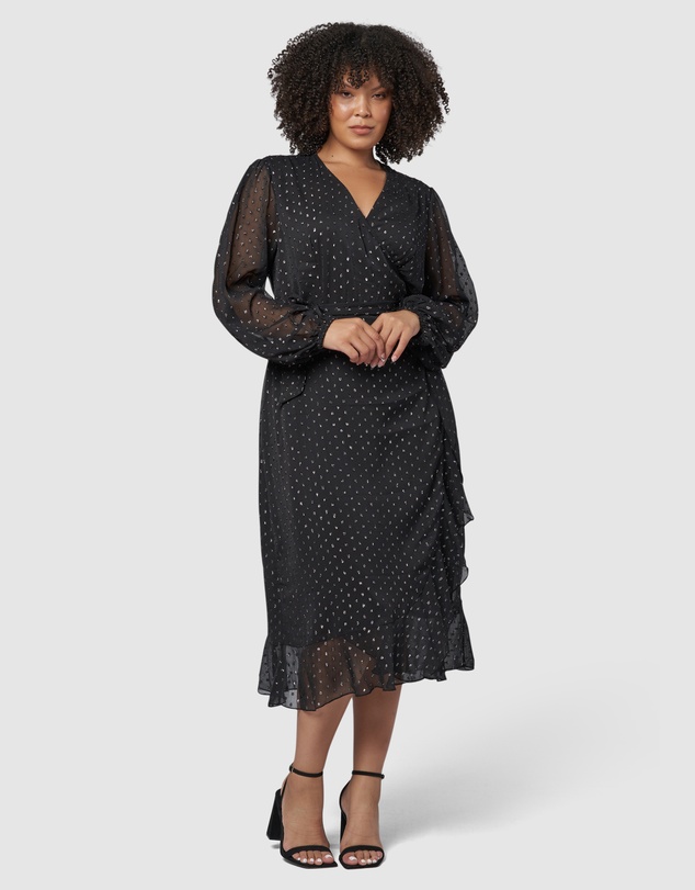 Pink Dusk by Curve Project - Fake Magic Midi Dress