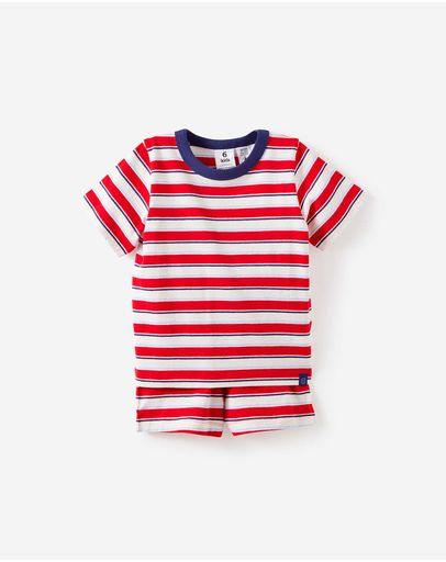 TAYLOR STRIPEVARSITY REDVANILLA